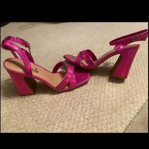 Hot pink heels